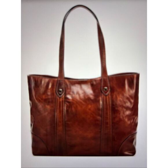 NWT Frye Melissa Washed Leather Shopper Bag - Picture 2 of 6